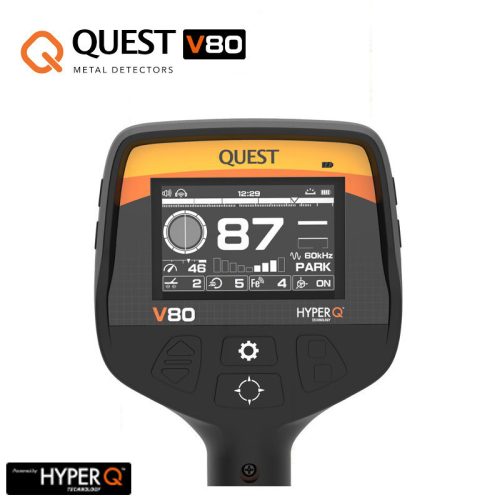 Quest V80 fémkereső fémdetektor vezeték nélküli fejhallgatóval