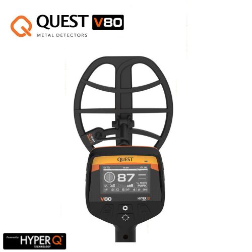 Quest V80 fémkereső fémdetektor vezeték nélküli fejhallgatóval