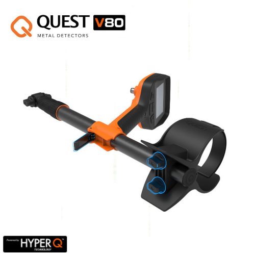 Quest V80 fémkereső fémdetektor vezeték nélküli fejhallgatóval