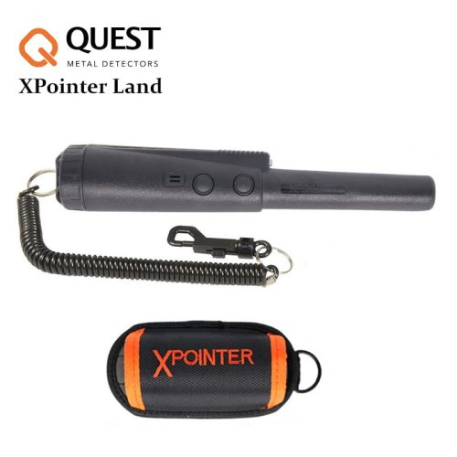 Quest Xpointer Land - Fekete pinpointer fémkereső