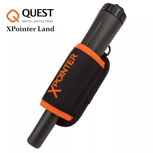 Quest Xpointer Land - Fekete pinpointer fémkereső