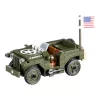 Sluban Army WWII - második világháborús amerikai jeep építőjáték készlet