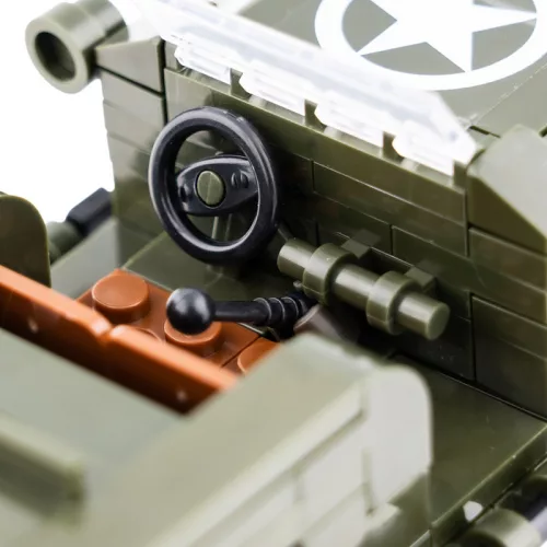 Sluban Army WWII - második világháborús amerikai jeep építőjáték készlet