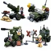 Sluban WWII - 4 in 1 Fémdetektoros aknakereső építőjáték készlet