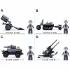 Sluban Army WWII - 4 into 1 német légvédelmi tüzérség építőjáték készlet
