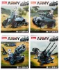 Sluban Army WWII - 4 into 1 német légvédelmi tüzérség építőjáték készlet