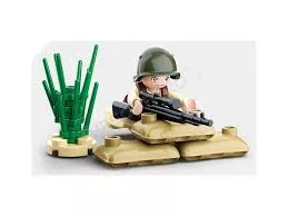 Sluban Army WWII - 2 in 1 szovjet T34/85 tank építőjáték készlet