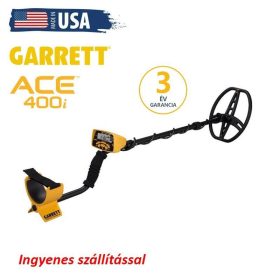   Garrett Ace 400i fémdetektor fémkereső (FEJHALLGATÓ NÉLKÜL!)