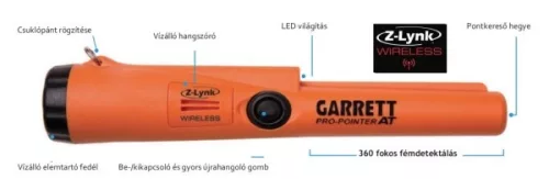 Garrett Pro-Pointer AT Z-Lynk Wireless pinpointer fémkereső