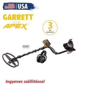   Garrett Ace APEX 8,5x11" fémdetektor fémkereső Raider tekerccsel Wireless fejhallgatóval