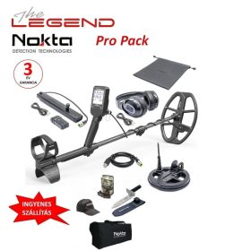   Nokta Legend Pro Pack fémdetektor fémkereső 6" és 12"-os tekerccsel + Nokta kiegészítő csomag